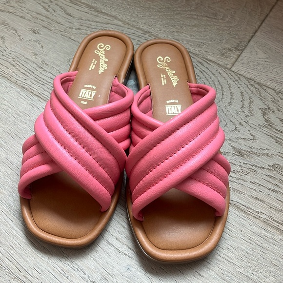 NIB Seychelles 'Word for Word' Pink Leather Italian Sandals (Women's 6.5) - Picture 4 of 9